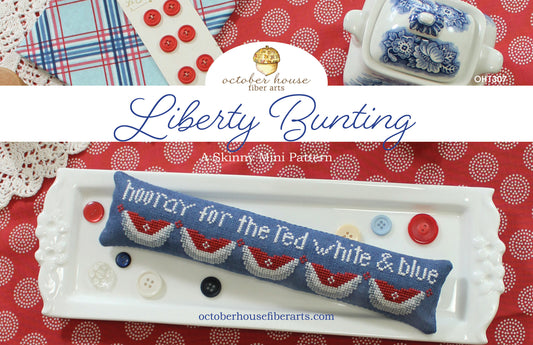 Liberty Bunting by October House Fiber Arts