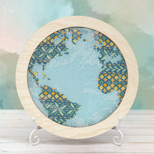 Blue Earth by Counting Puddles