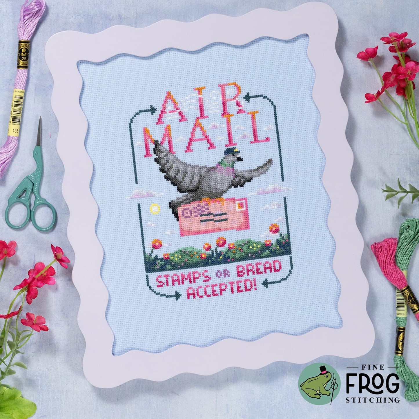 *Preorder* Air Mail by Fine Frog Stitching