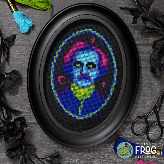 *Preorder* Edgar Allan Glow by Fine Frog Stitching