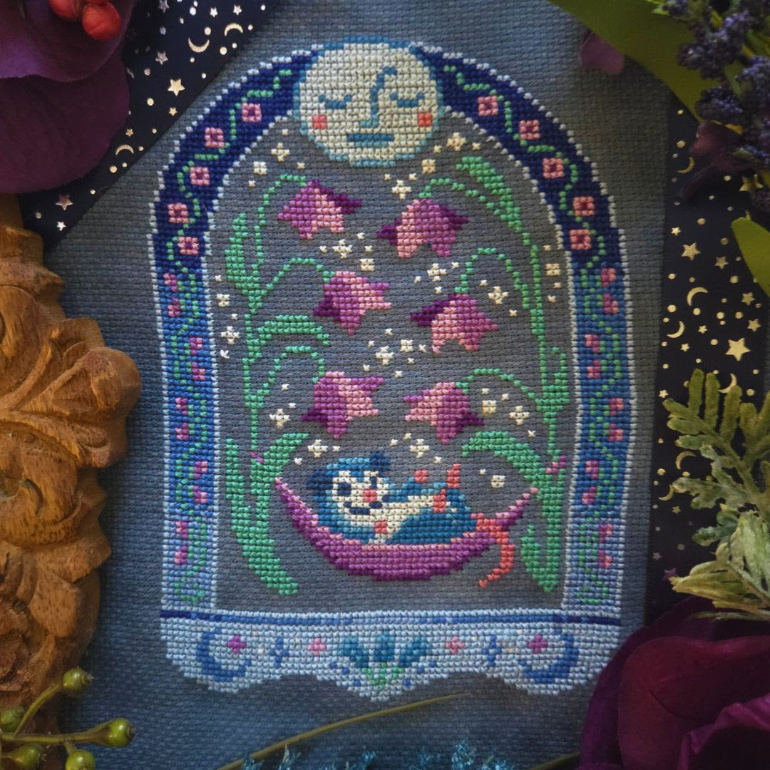 *Preorder* Night Blooms by BAD Stitch Neeedlework