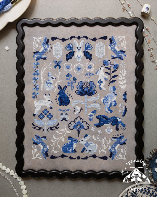 *Preorder* Delft Bunnies by Sprouting Lupine