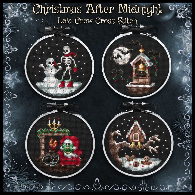 *Preorder* Christmas After Midnight Ornament Set by Lola Crow