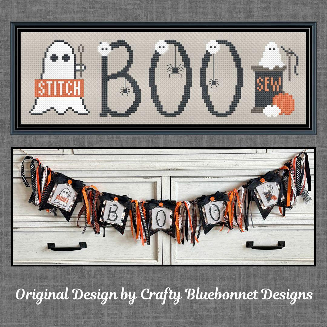 *Preorder* Boo Banner by Crafty Bluebonnet
