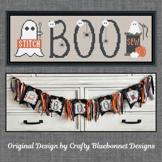 Boo Banner by Crafty Bluebonnet