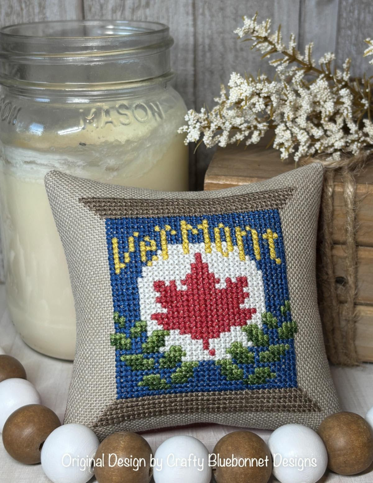 *Preorder* Vermont State Spool by Crafty Bluebonnet