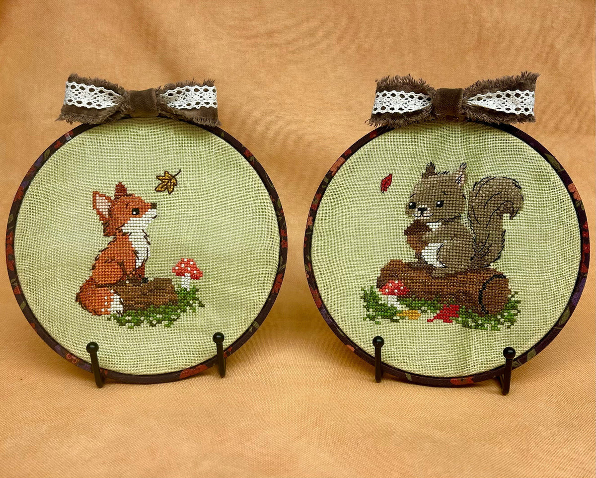 *Preorder* Li'l Critters: Li'l Fox & Li'l Squirrel by The Stitchin' Kitten