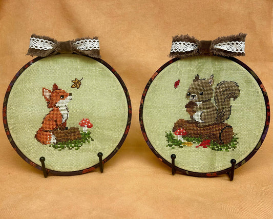*Preorder* Li'l Critters: Li'l Fox & Li'l Squirrel by The Stitchin' Kitten