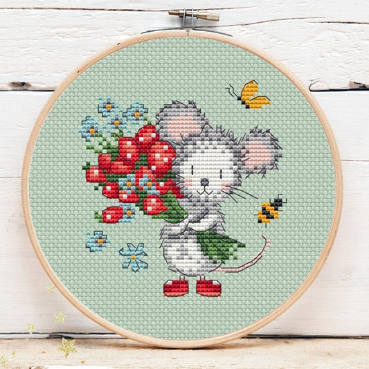 Strawberry Mouse Mini 2 by Artmishka