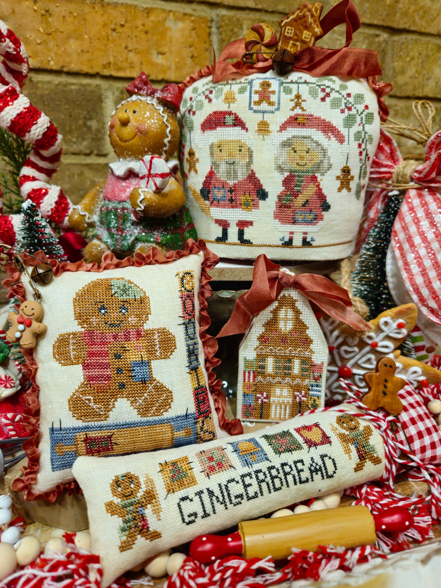 *Preorder* Gingerbread Thieves by Quaint Rose Needlearts