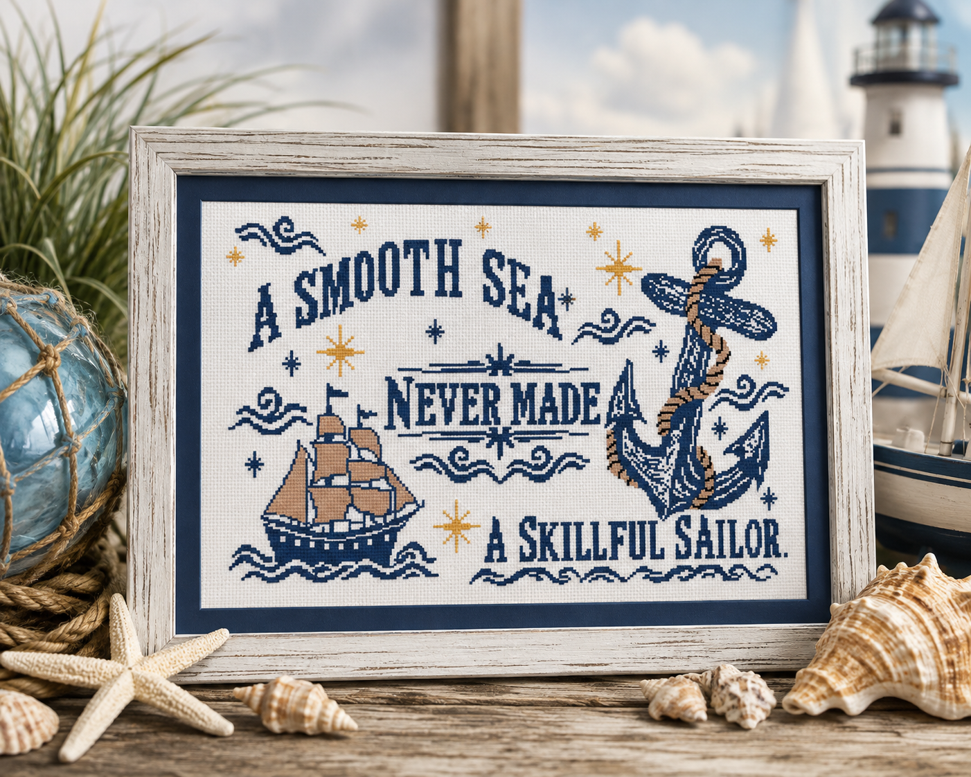 *Preorder* Smooth Sea by Salty Stitcher Designs