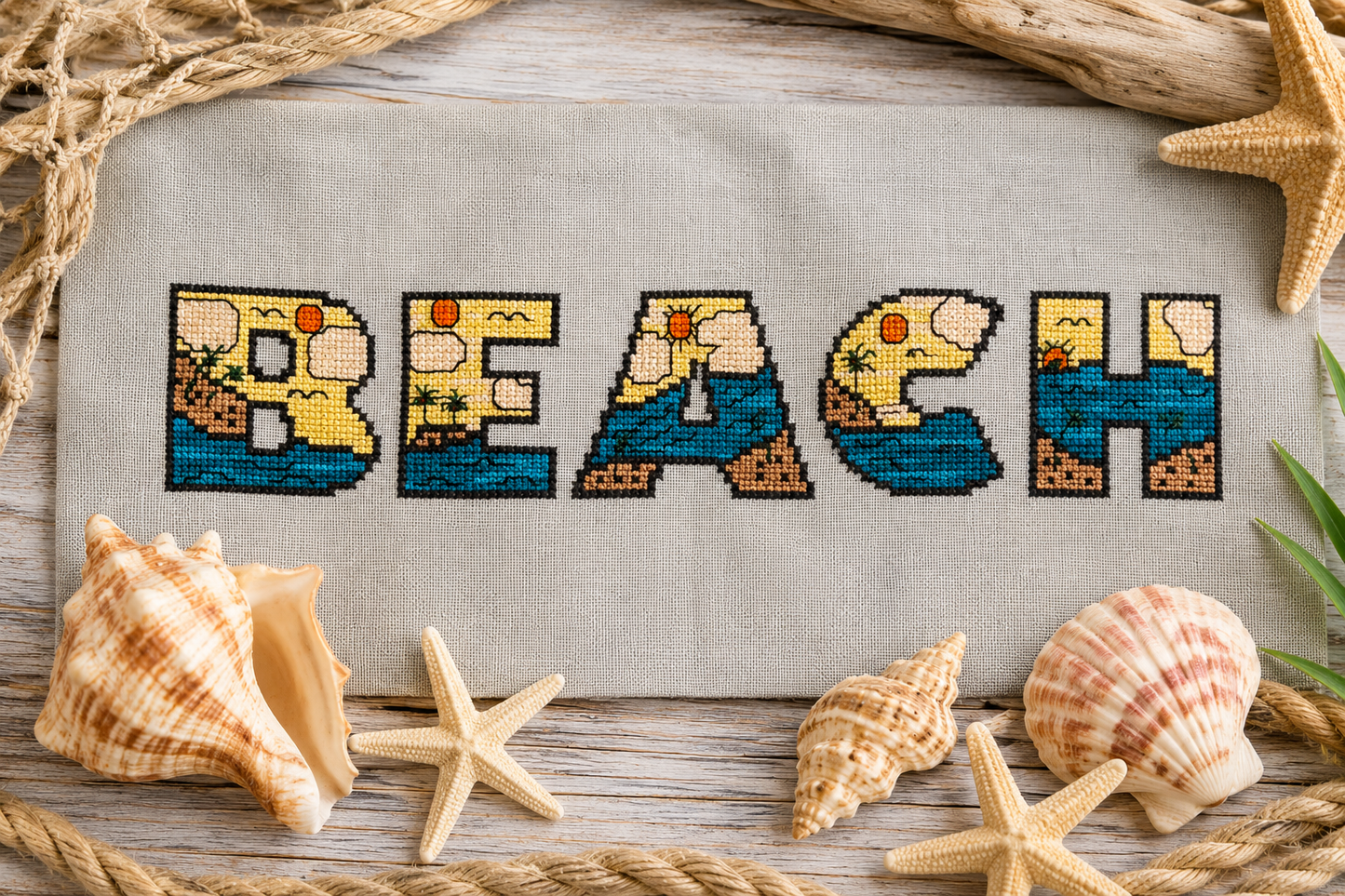*Preorder* The Beach by Salty Stitcher Designs
