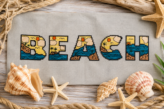 *Preorder* The Beach by Salty Stitcher Designs