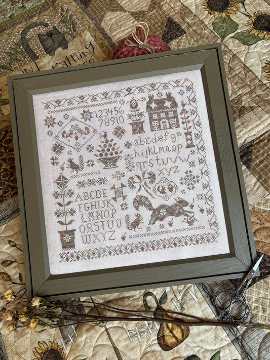 *Preorder* Sassy Squirrel Sampler by Pansy Patch Quilts and Stitchery