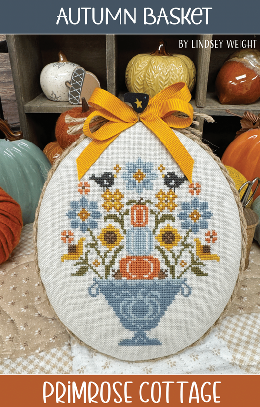 *Preorder* Autumn Basket by Primrose Cottage Stitches