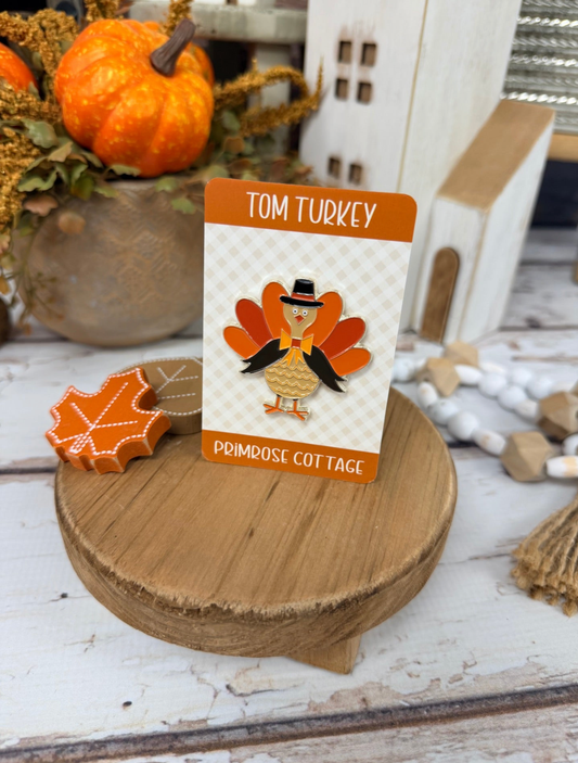 *Preorder* Tom Turkey Needle Minder by Primrose Cottage Stitches