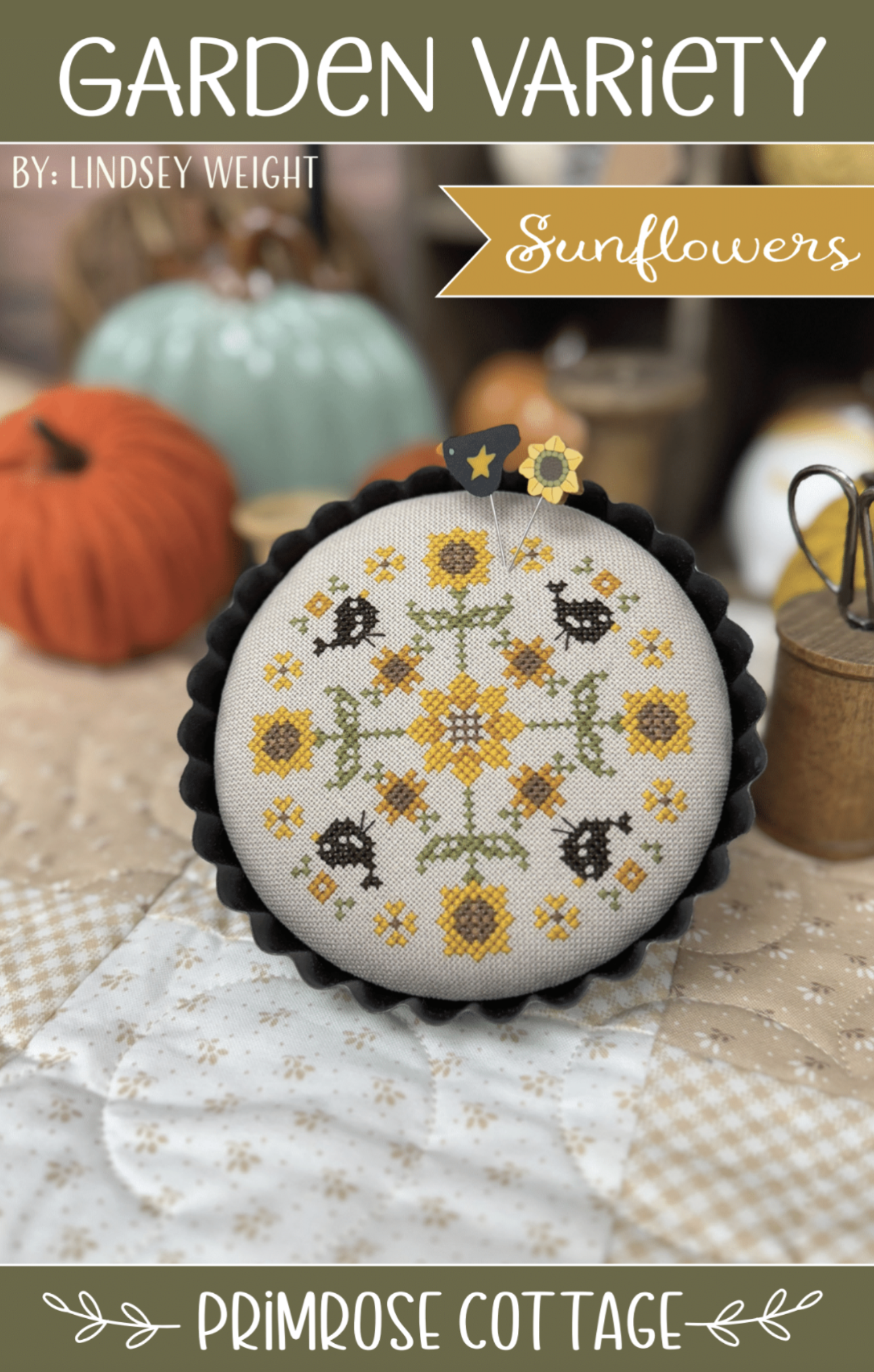 *Preorder* Garden Variety: Sunflowers by Primrose Cottage Stitches