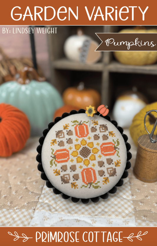 *Preorder* Garden Variety: Pumpkins by Primrose Cottage Stitches