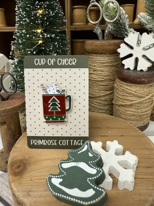 ⭐Preorder⭐ Cup of Cheer Needle Minder by Primrose Cottage