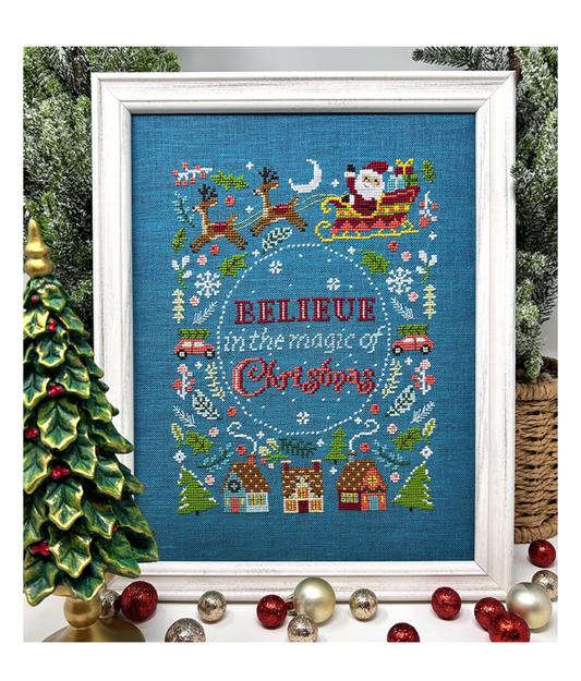 ✓ Magic of Christmas by Tiny Modernist-Cross Stitch-Tiny Modernist-Millennial Fabrics