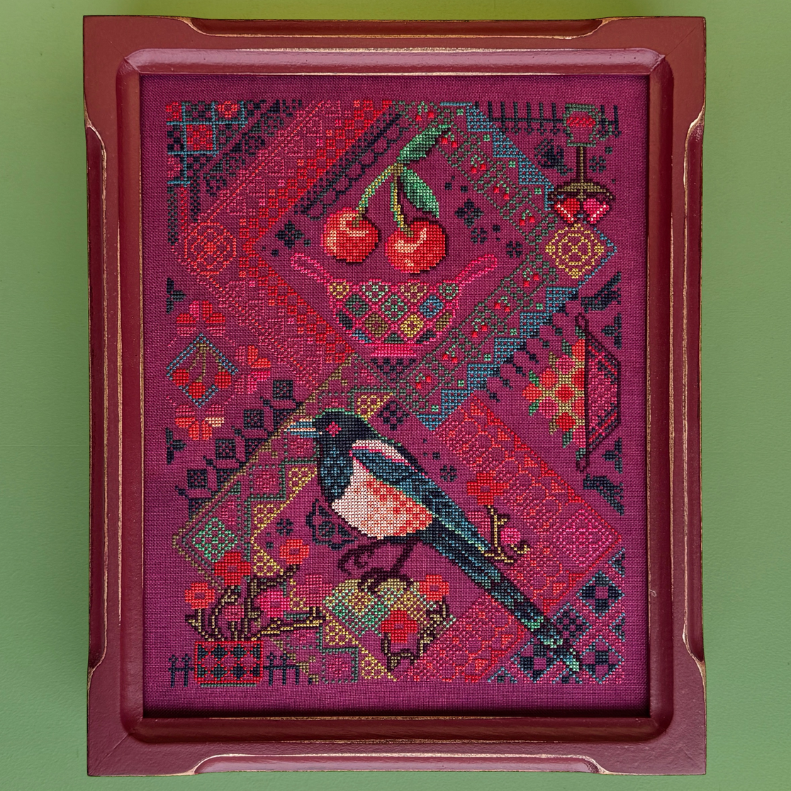 ✩Preorder✩ Cherry Magpie by JEDxStitch