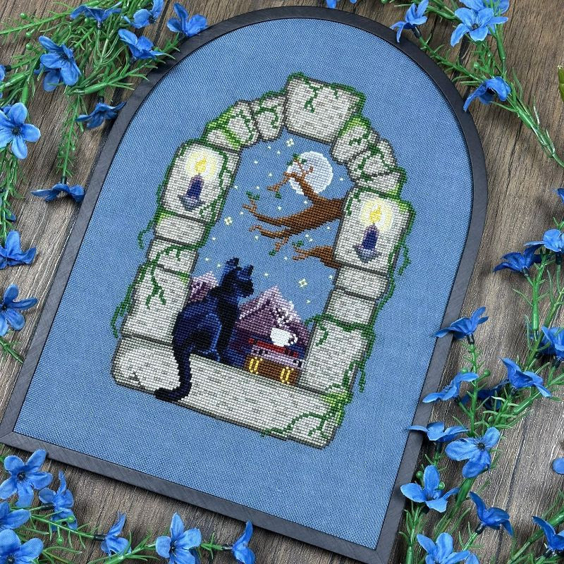✓ The Window by The Stitch Crypt-Cross Stitch-The Stitch Crypt-Millennial Fabrics