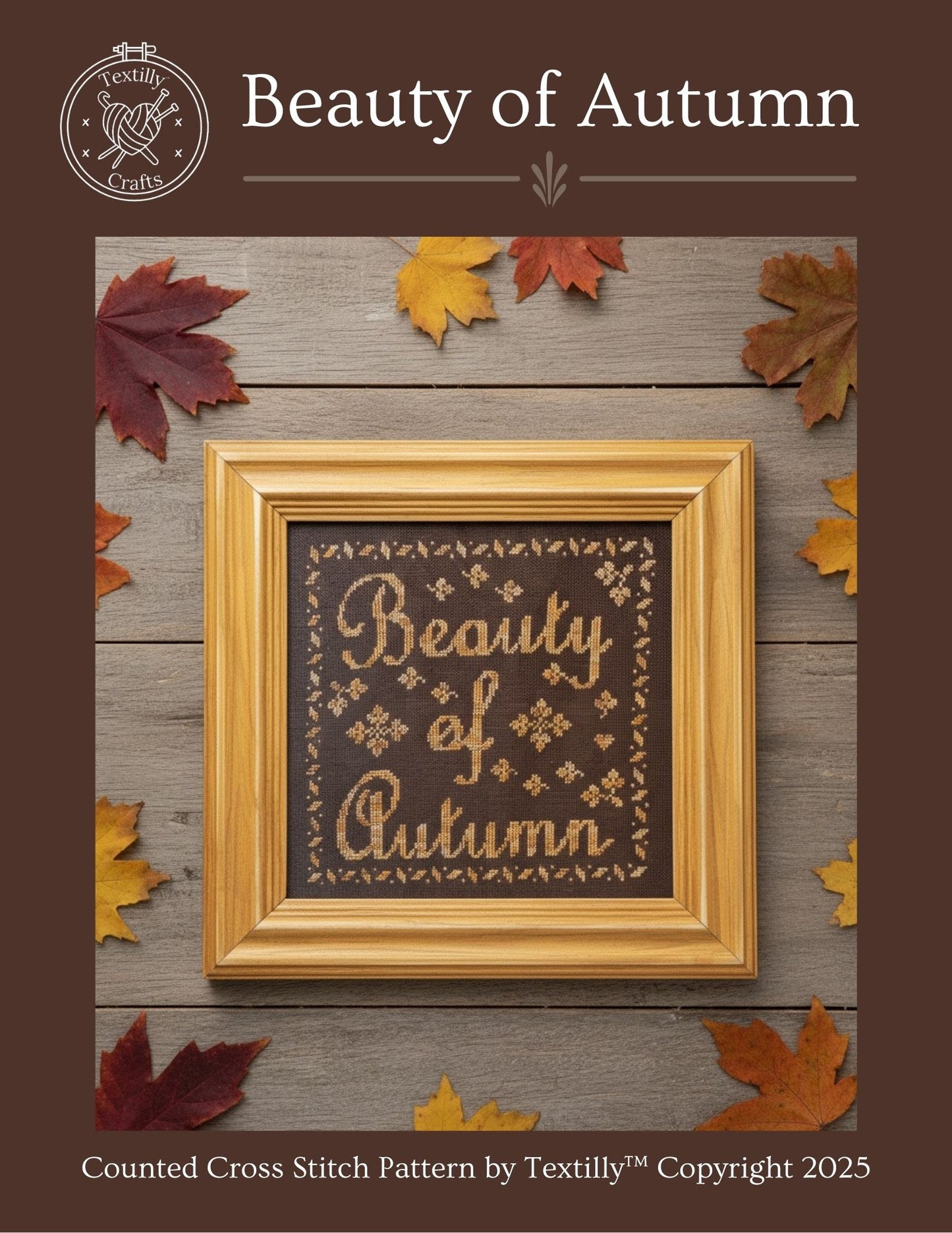 ✓ Beauty of Autumn by Textilly Crafts-Cross Stitch-Textilly Crafts-Millennial Fabrics