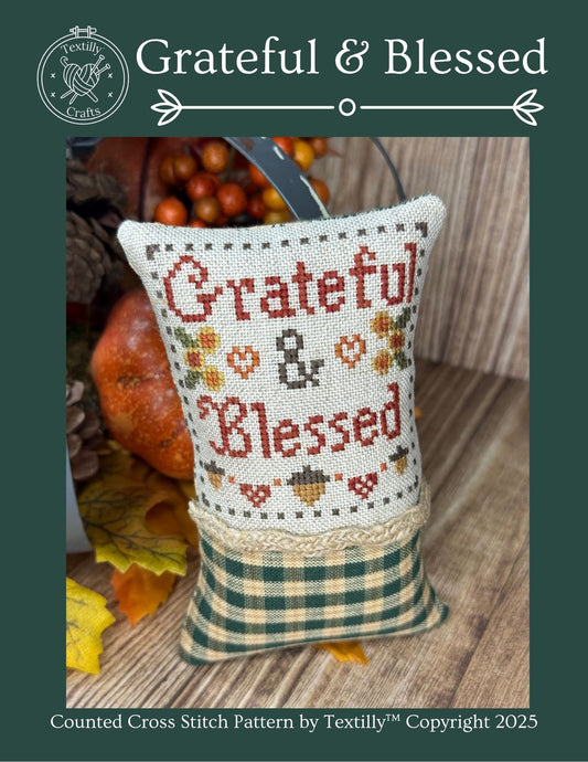 ✩October 25' Preorder✩ Grateful and Blessed by Textilly Crafts