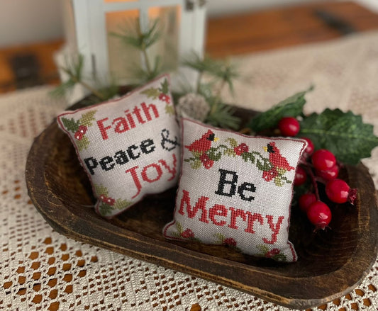 *Preorder* Merry and Faith Pillows by Mani Di Donn
